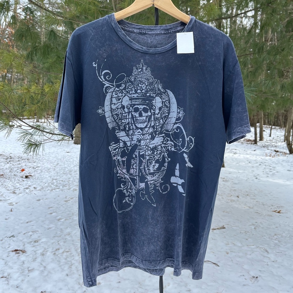 Y2K Point Zero Skull Tee